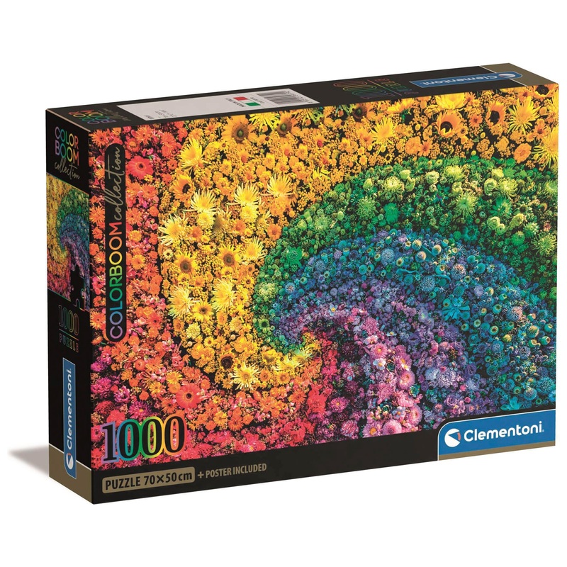 Clementoni Whirl Colourbloom Jigsaw Puzzle 1000 Pieces