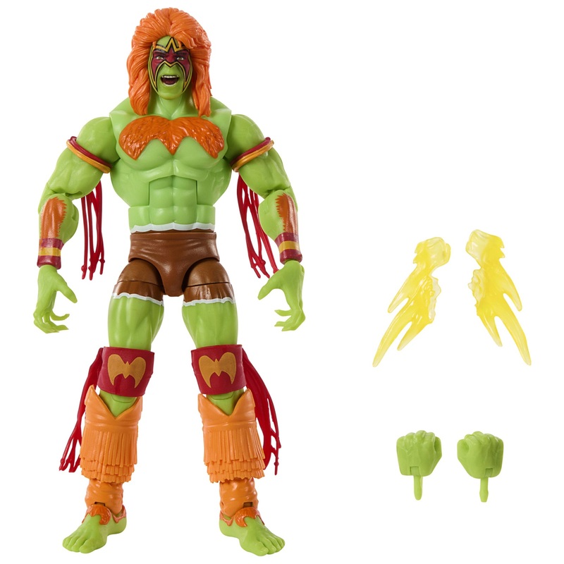 WWE Elite Collection X Street Fighter Action Figures Ultimate Warrior as Blanka