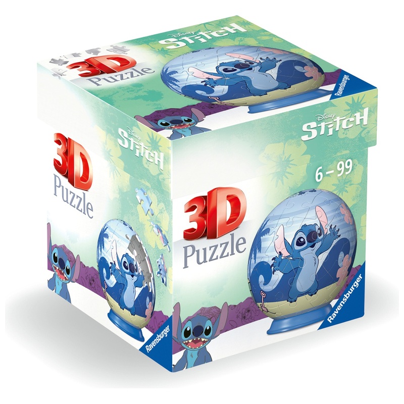 Disney Stitch - Puzzle 3D 54 Pièces - Modèle Aléatoire
