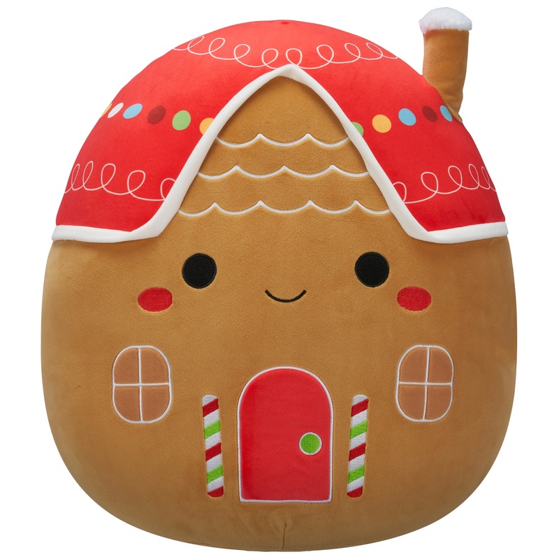 Original Squishmallows Plush Casa the Gingerbread House (Holiday) 40cm | Smyths Toys UK