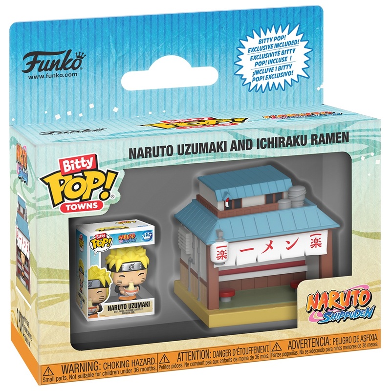 Funko Bitty POP! Towns: Naruto Shippuden Naruto Uzumaki and Ichiraku Ramen