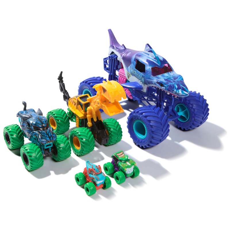 Monster Jam - Coffret 5 Véhicules Jungle Crew