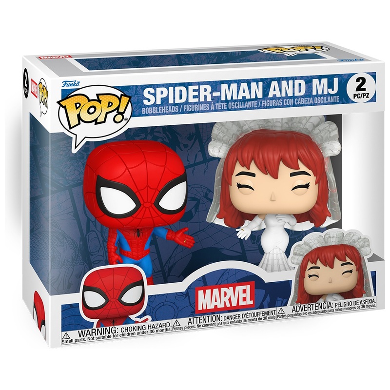 Funko POP! Bobble-Head Marvel Spider-Man en MJ 2-Pack
