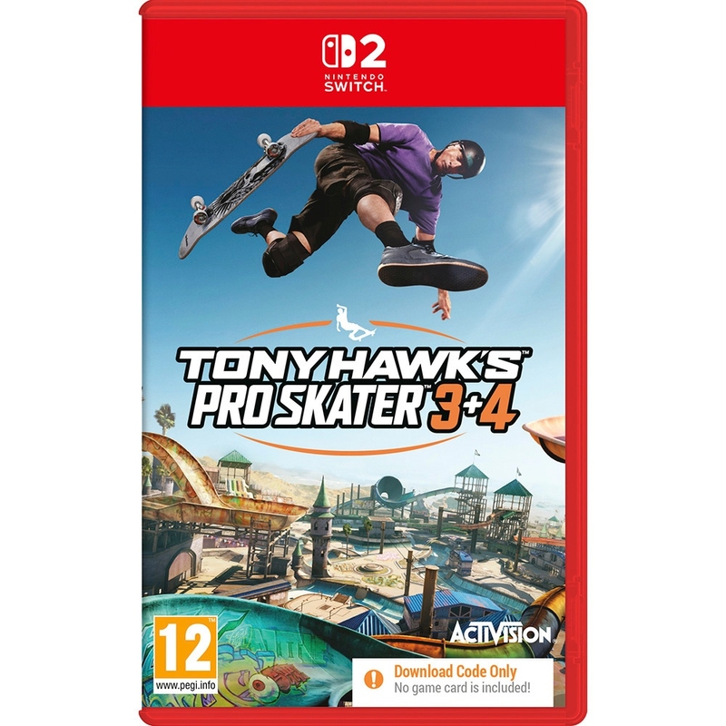Tony Hawk's Pro Skater 3 + 4 Standard Edition Nintendo Switch 2 (Code in Box)