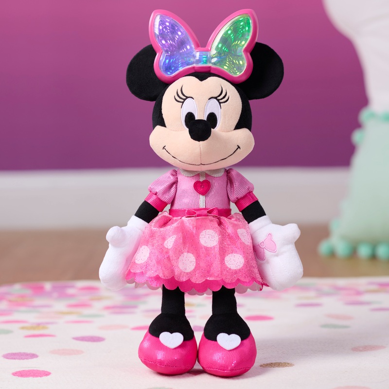 Disney Colourfinity Minnie Mouse Interactive Plush Toy 40cm