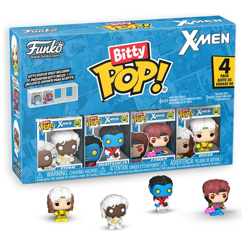 Funko Bitty POP! 4 Pack: Marvel X-Men Gambit Chase Assortment