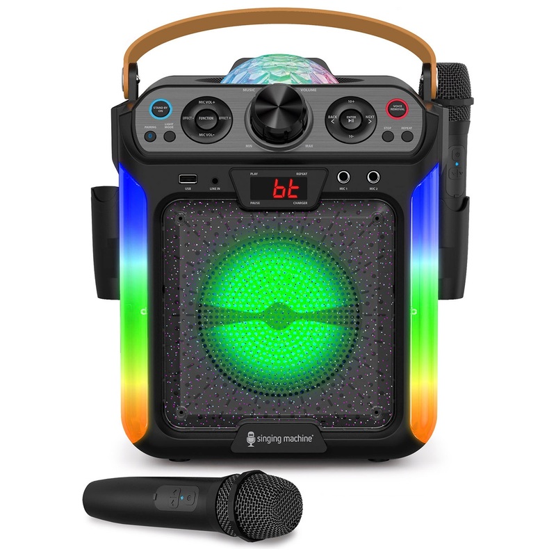 Singing Machine Groove Disco Bluetooth Karaoke Machine
