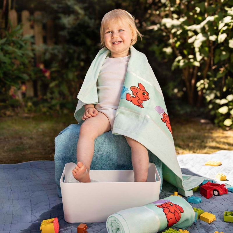 LEGO DUPLO Baby Handdoek mintgroen 82 x 82 cm