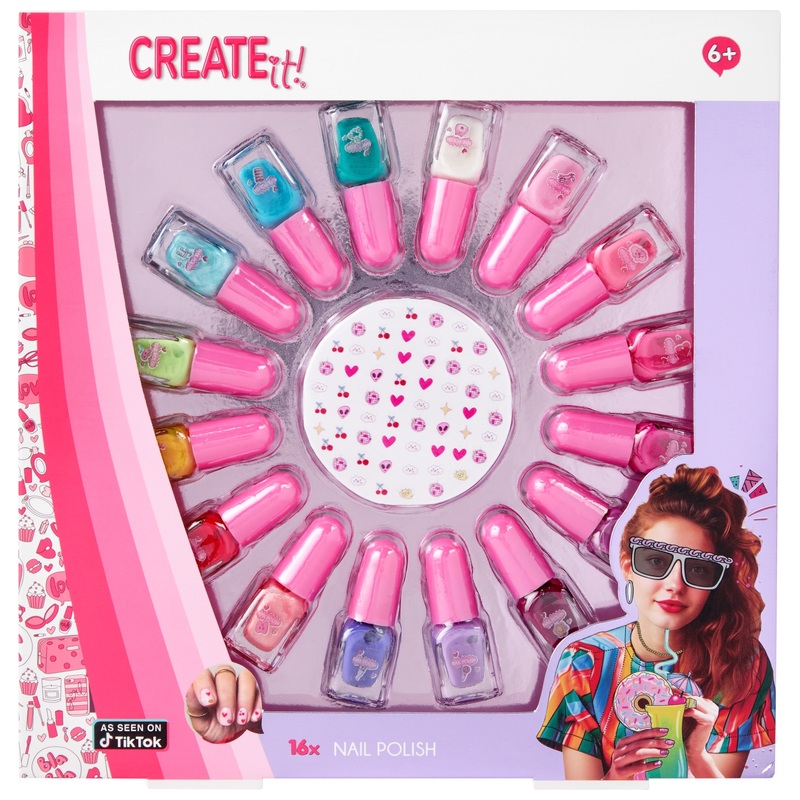 Create It! - Coffret 16 Vernis à Ongles