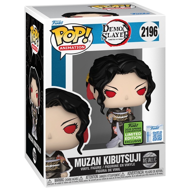 Funko POP! Animation 2196: Demon Slayer Muzan Kibutsuji (Metallic)