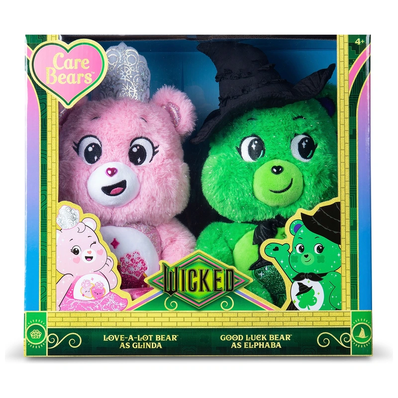 Two Care Bears dolls side by side UK