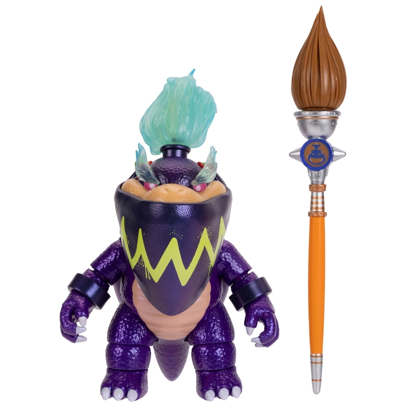 Nintendo The Super Mario Galaxy Movie: Wonder Bowser Jr. Figure with Paint Brush Set
