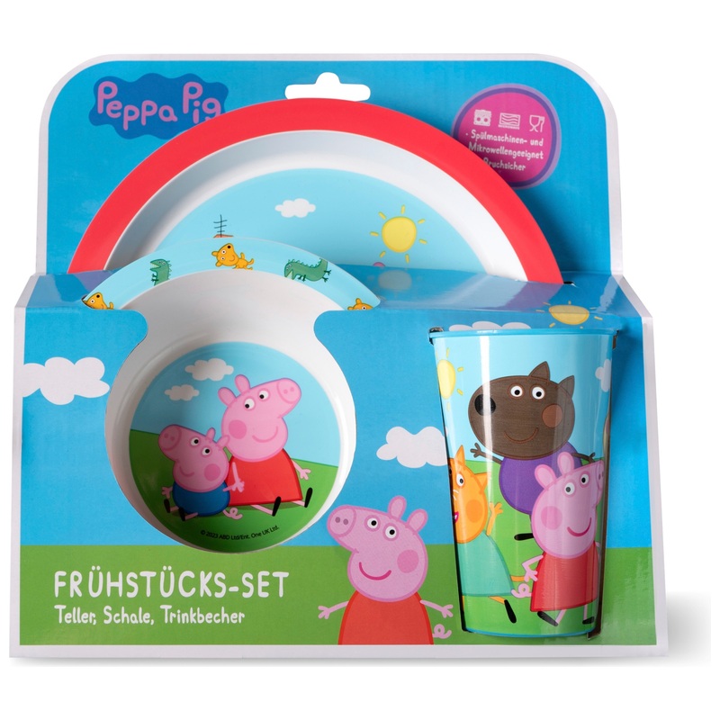 Peppa Pig Ontbijtset 3-delig