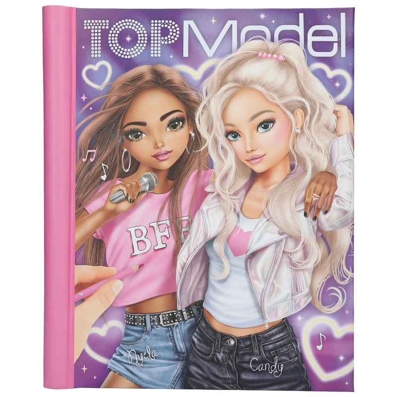 TOPModel Colouring Book My BFF with Lights And Sound