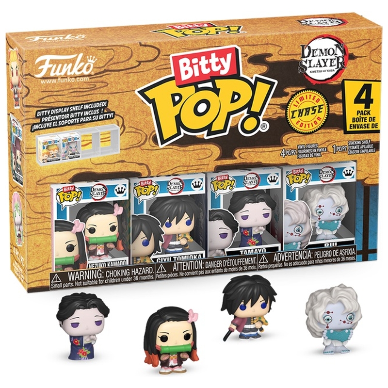 Funko Bitty POP! 4 Pack: Demon Slayer Nezuko Chase Assortment