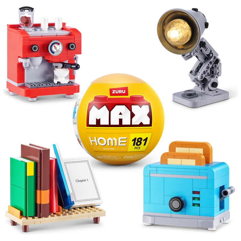 ZURU - MAX Premium Home à Construire Série 1 - Capsule Surprise