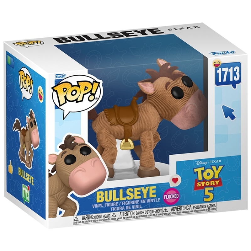 Funko POP! 1713: Disney Pixar Toy Story 5 Bullseye (Flocked)