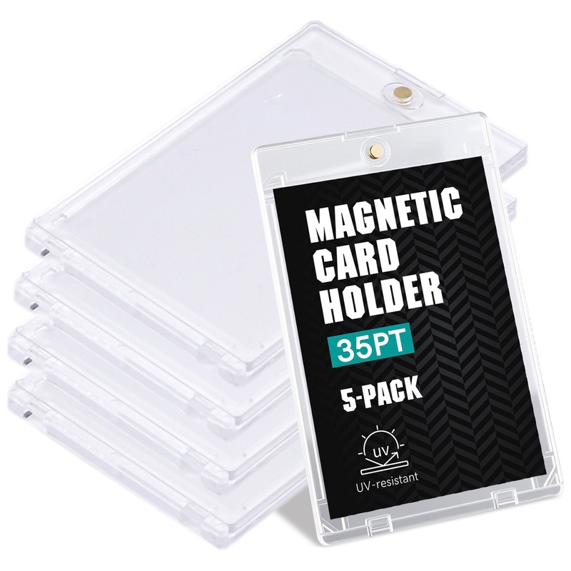 Magnetic Collectible Trading Card Holder 5 Pack