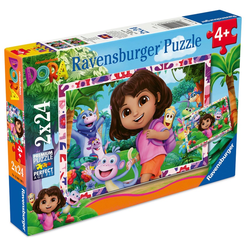 Dora - Puzzle 2x24 pieces