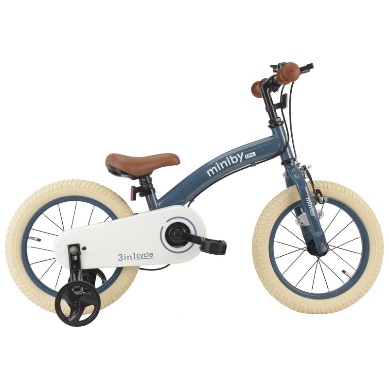 16 Inch QPlay Miniby 3-in-1 Bike Slate