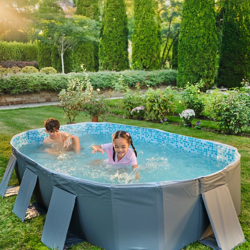 9ft Rectangle Portable Folding Pool | Smyths Toys UK