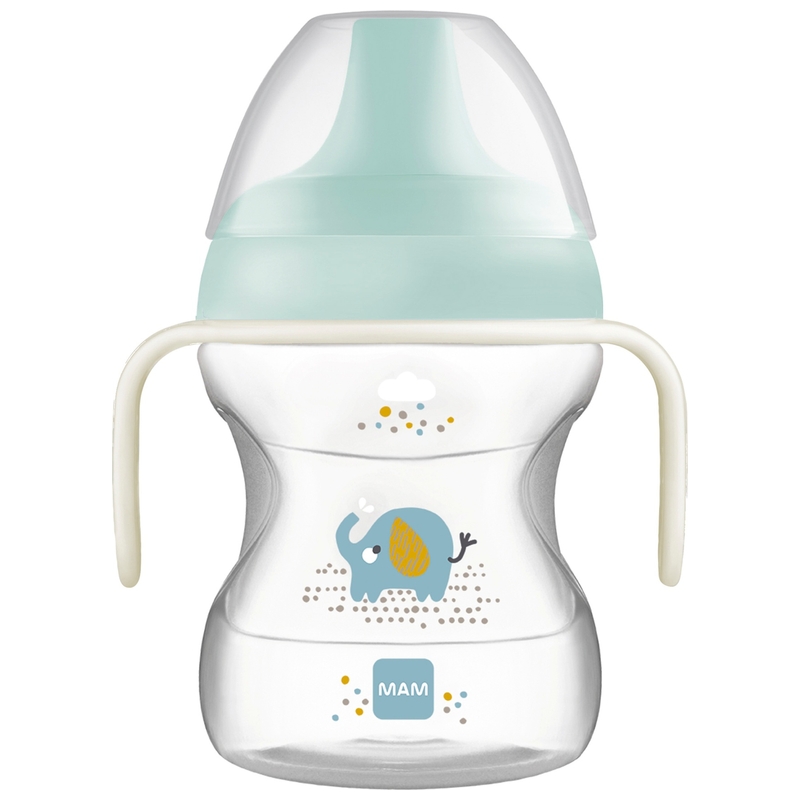 MAM Learn to Drink 190ml Sippy Cup Green