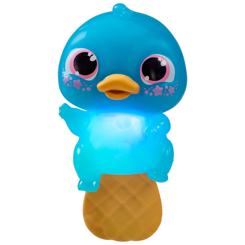 Animagic Let's Glo Puddles The Platypus Blue