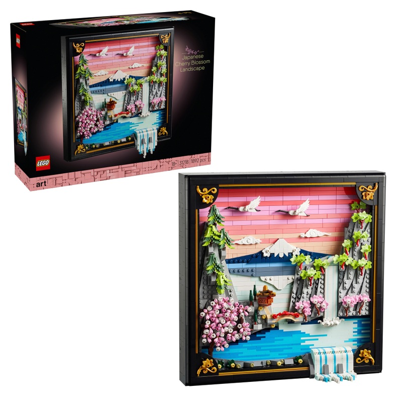 LEGO Art 31218 Japanese Cherry Blossom Landscape Set for Adults