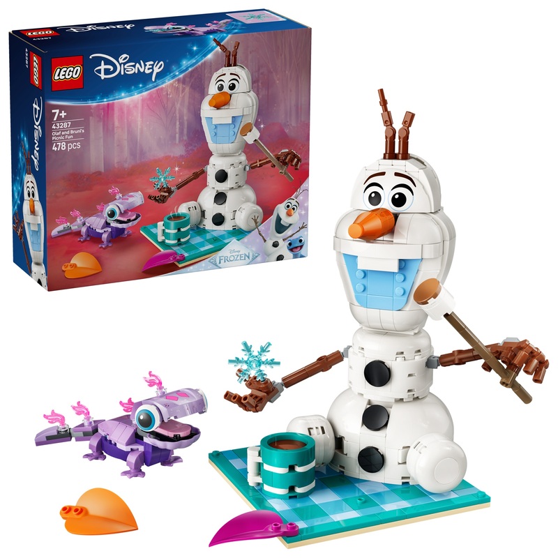 LEGO Disney 43287 Frozen Olaf and Bruni's Picnic Fun Set