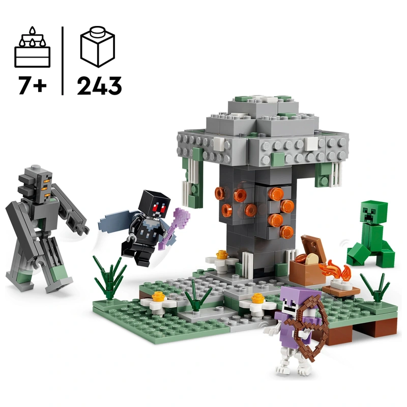 LEGO Minecraft Pale Garden characters and pieces UK