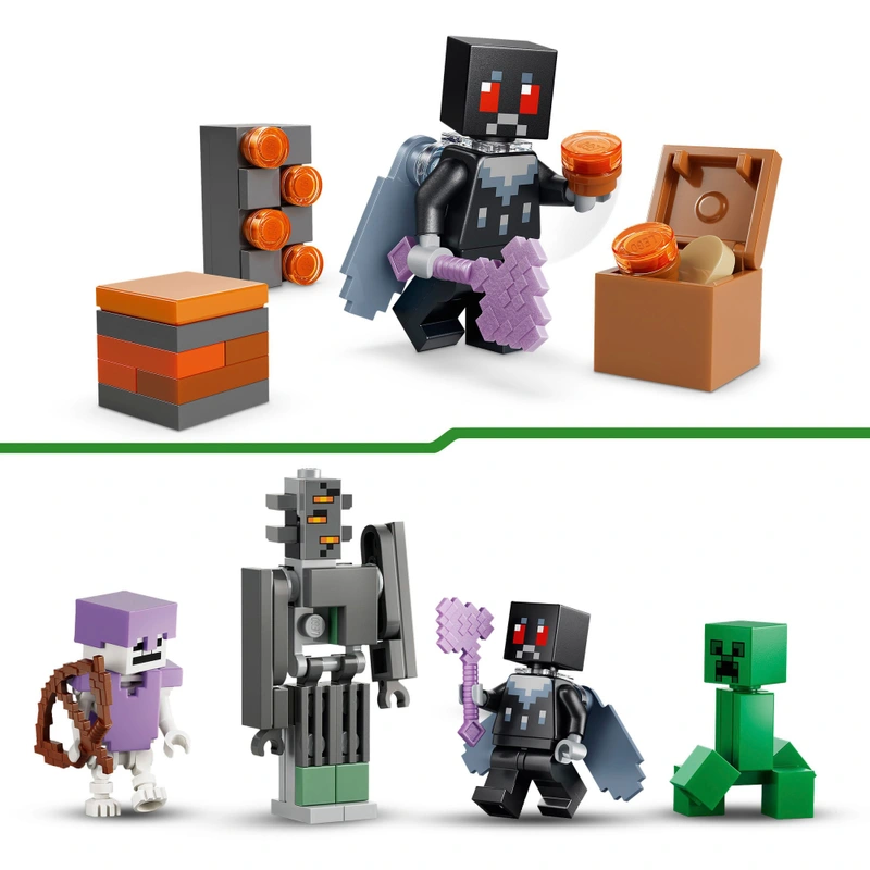 Packaging of LEGO Minecraft 21586 set for gift buyers
