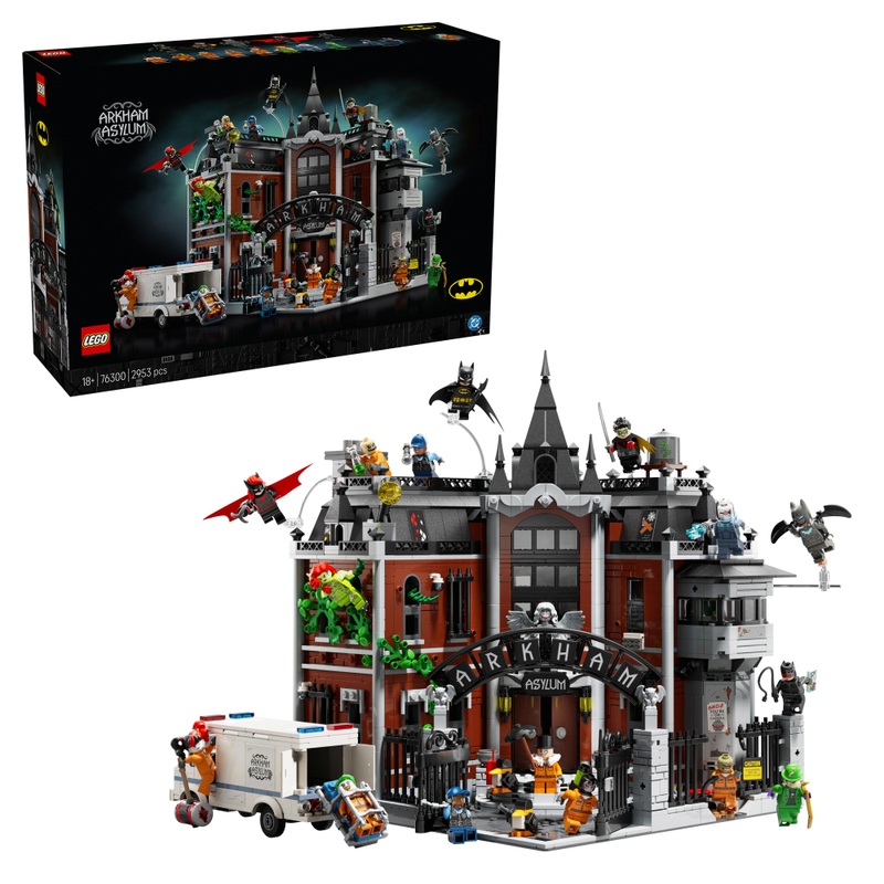 LEGO DC Batman 76300 Arkham Asylum Set for Adults