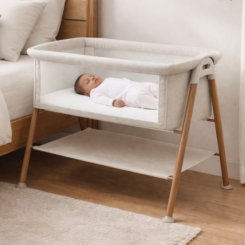 Babylo You & Me Crib Cashmere