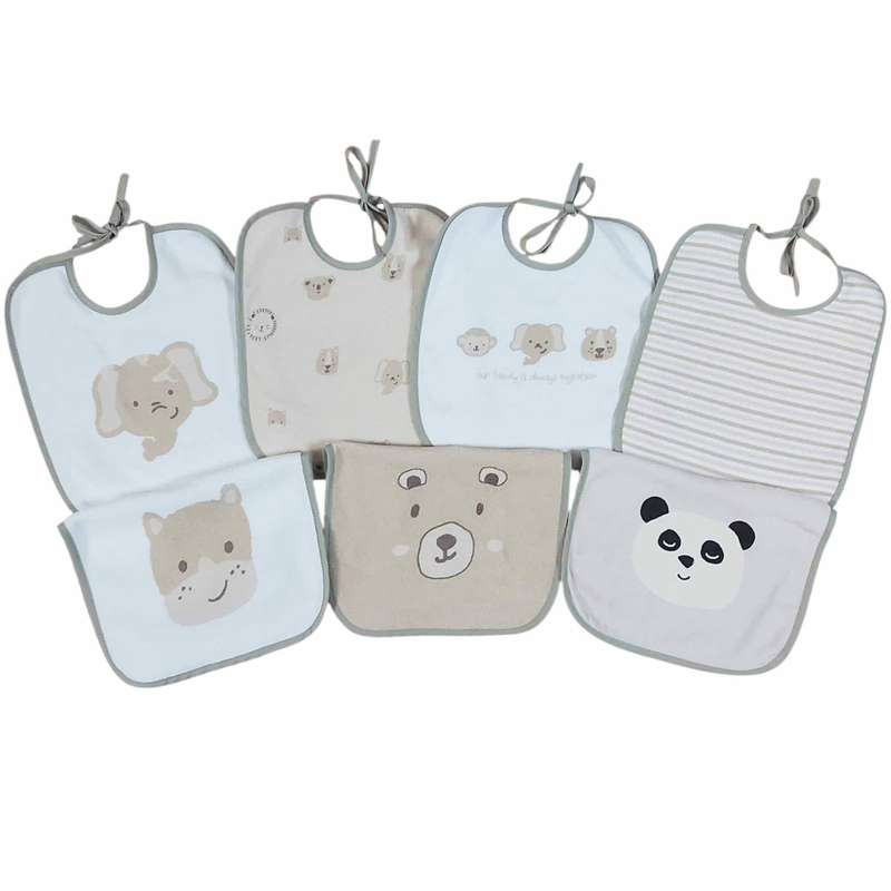 LITTLE 7-Dagen Slabbetjes assorti