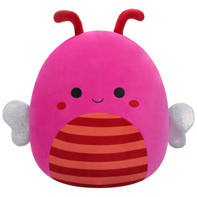 Original Squishmallows Plush Mara the Hot Pink Bee 30cm