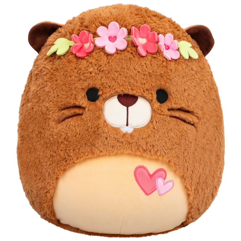 Squishmallows Fuzz-A-Mallows Knuffel Chip de Bever 30 cm