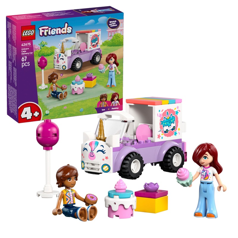 LEGO Friends 42675 Eenhoorn-cake Bezorgwagen Set
