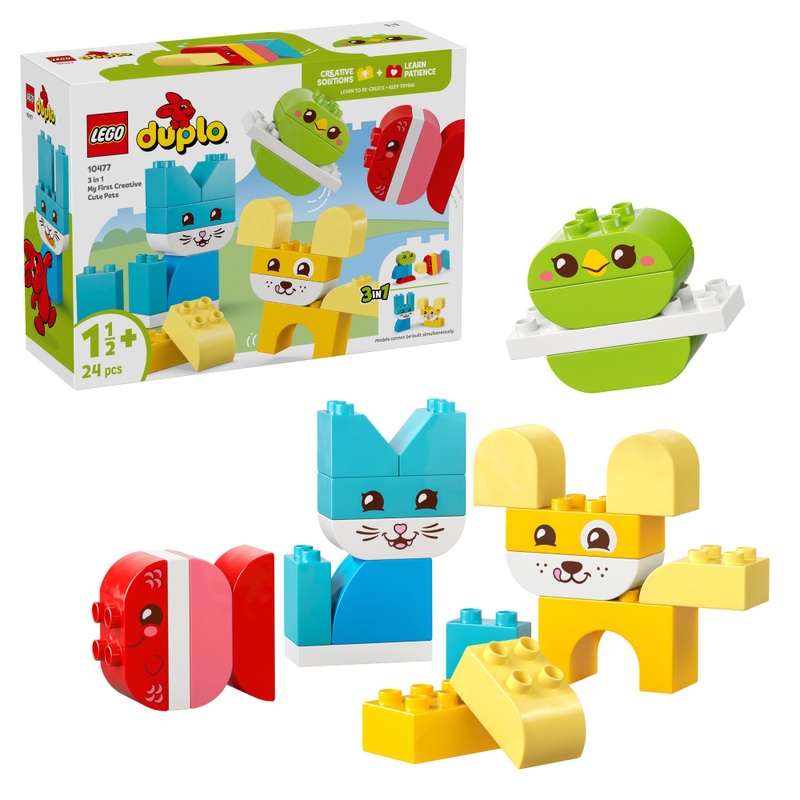 LEGO Duplo 10477 Les Jolis Animaux Créatifs 3-en-1