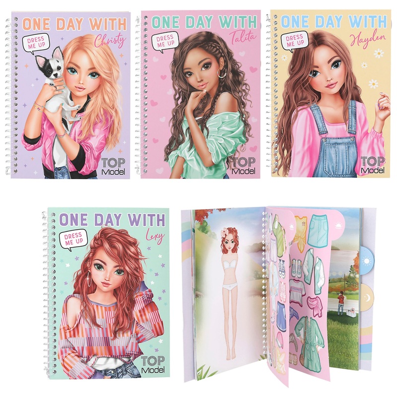 TOPModel Dress Me Up For One Day Stickerbuch sortiert
