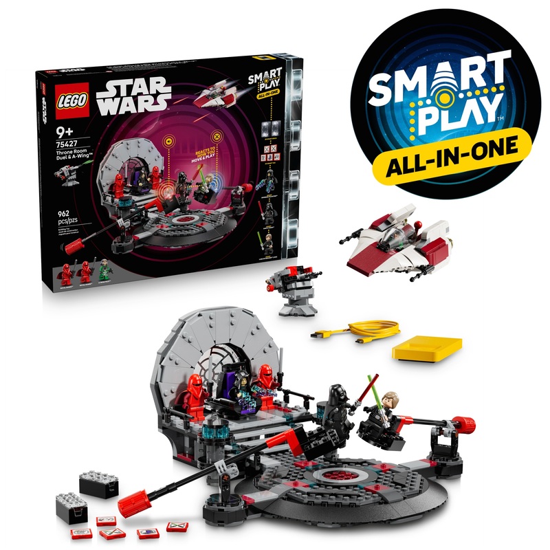 LEGO Star Wars 75427 SMART Play: Throne Room Duel & A-Wing Set