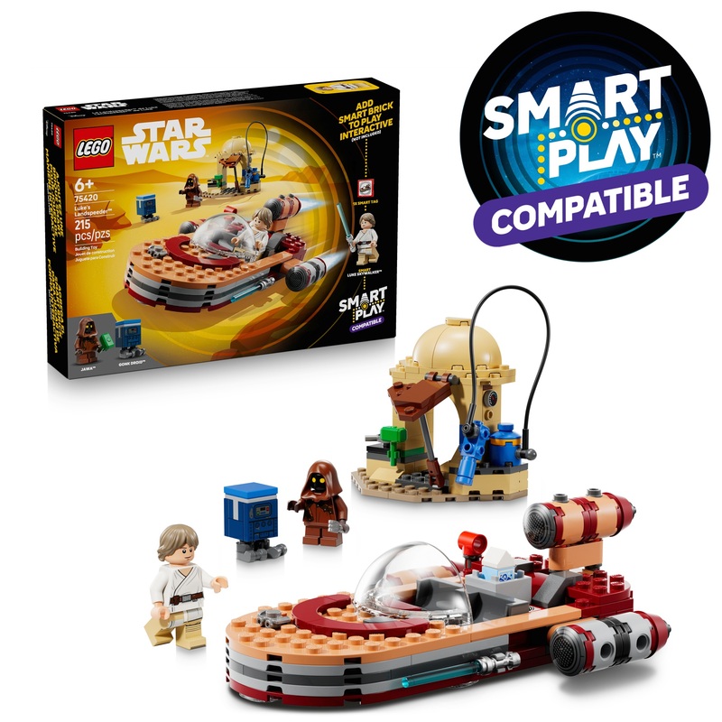 LEGO Star Wars 75420 SMART Play: Luke's Landspeeder Set