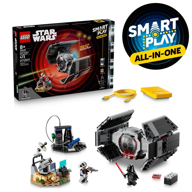 LEGO Star Wars 75421 SMART Play: Darth Vader's TIE Fighter Set