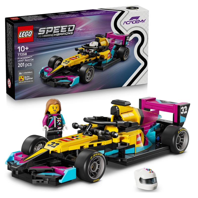 LEGO Speed Champions 77258 F1 ACADEMY LEGO Race Car Set