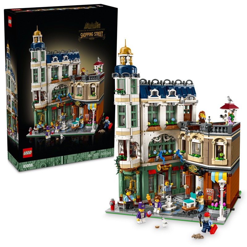 LEGO Icons 11371 Shopping Street Set for Adults