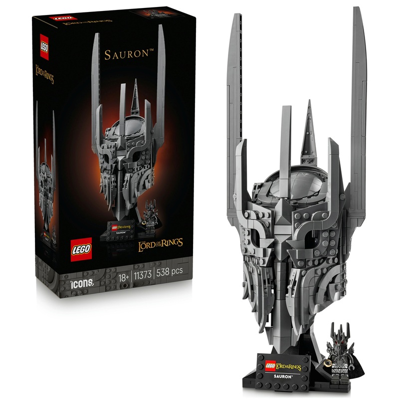 LEGO Icons 11373 The Lord of the Rings: Sauron's Helmet Set for Adults