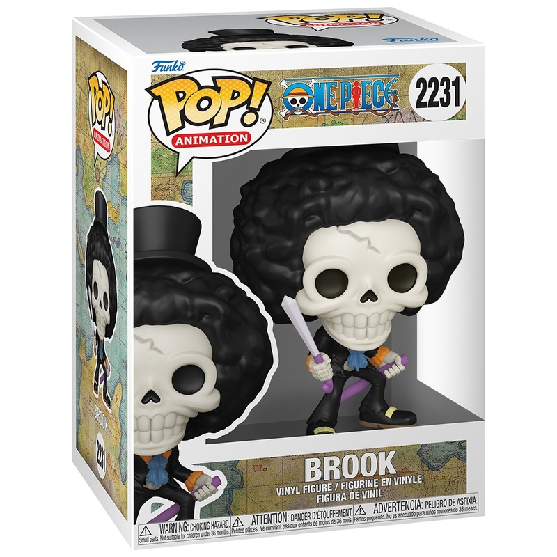 ワンピース P.O.P BROOK フィギュア Funko POP! Figuur 2231 One Piece Brook | Smyths Toys Nederland