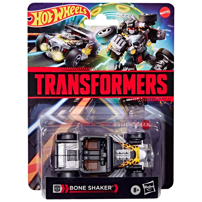Hot Wheels x Transformers Converting Action Figure Bone Shaker