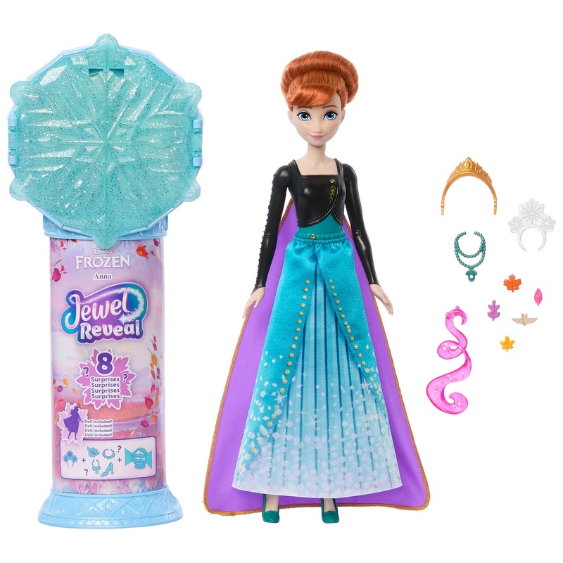 Disney Frozen Princess Doll Jewel Reveal Anna
