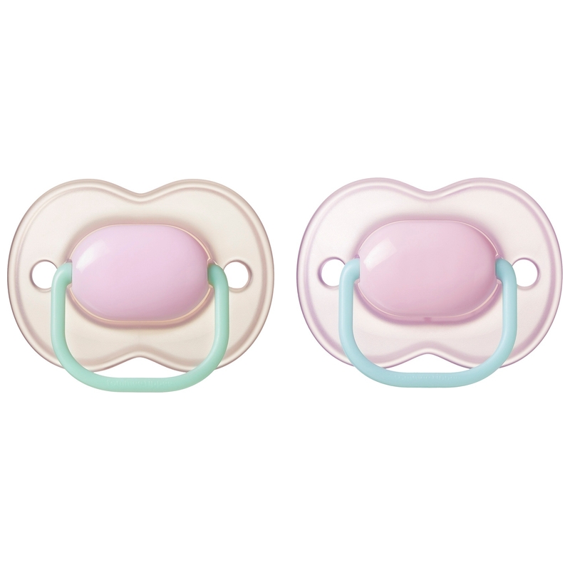 Tommee Tippee Birth+ Everyday Favourites Ultimate Fit Dummies 2 Pack Assortment