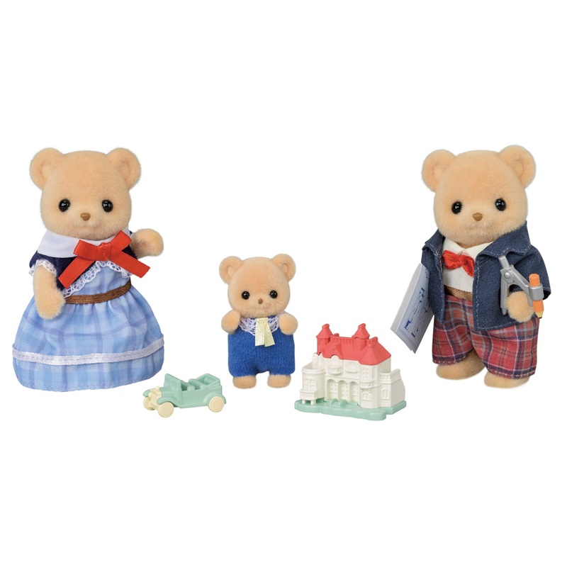 Sylvanian Families Biscuit Bear Family Set